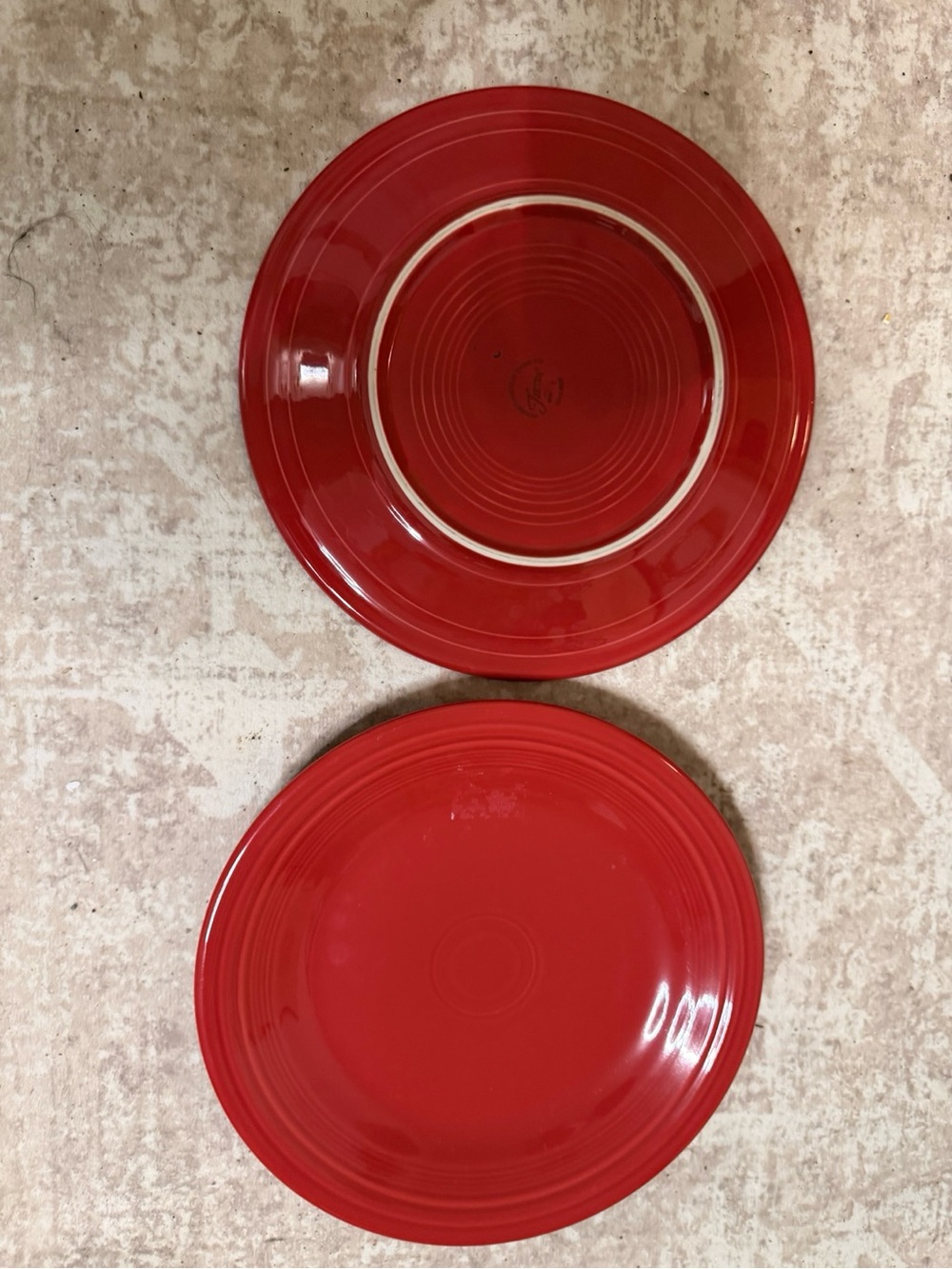 Fiestaware Scarlet Red Dinner Plates Set of 2